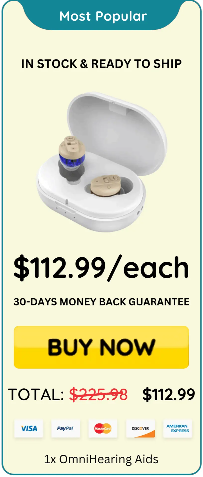  Omnihear Hearing Aids price 